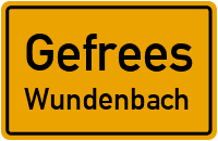 Straßenverzeichnis Gefrees Wundenbach