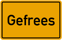 City Sign Gefrees