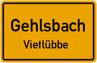 Landweg in GehlsbachVietlübbe