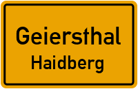Haidberg in 94244 Geiersthal (Haidberg)
