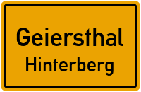 Hinterberg in GeiersthalHinterberg
