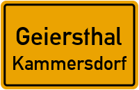 Gartenstraße in GeiersthalKammersdorf