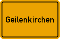 Ortsschild von Stadt Geilenkirchen in Nordrhein-Westfalen