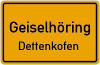 Straßenverzeichnis Geiselhöring Dettenkofen