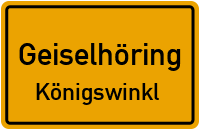 Straßenverzeichnis Geiselhöring Königswinkl