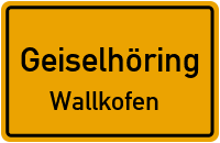 Straßenverzeichnis Geiselhöring Wallkofen