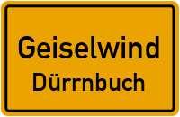 Straßenverzeichnis Geiselwind Dürrnbuch