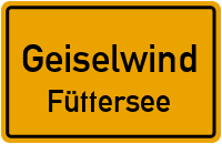 Straßenverzeichnis Geiselwind Füttersee