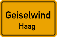 Straßenverzeichnis Geiselwind Haag