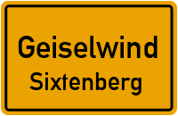 Straßenverzeichnis Geiselwind Sixtenberg