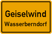 Burghaslacher Straße in GeiselwindWasserberndorf