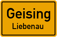 Hauptstraße in GeisingLiebenau
