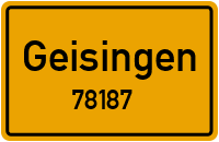 78187 Geisingen