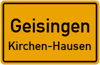 Straßenverzeichnis Geisingen Kirchen-Hausen