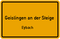 Felsengasse in 73312 Geislingen an der Steige (Eybach)