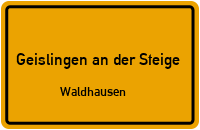 Gussenstadter Straße in 73312 Geislingen an der Steige (Waldhausen)