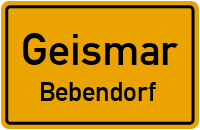 Hülfensbergstraße in GeismarBebendorf