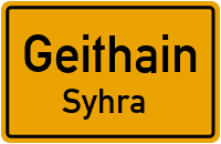 Hauptstraße in GeithainSyhra