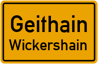 Straßen in Geithain Wickershain