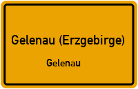 Straße Der Einheit in Gelenau (Erzgebirge)Gelenau