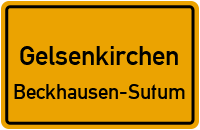 Flurstraße in GelsenkirchenBeckhausen-Sutum