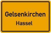 Bergmannsglückstraße in GelsenkirchenHassel