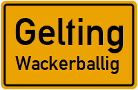 Strandweg in GeltingWackerballig