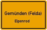 Straßen in Gemünden (Felda) Elpenrod