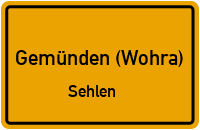 Straßen in Gemünden (Wohra) Sehlen