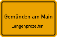 Zollbergstraße in 97737 Gemünden am Main (Langenprozelten)
