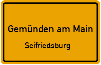 Höllricher Straße in Gemünden am MainSeifriedsburg