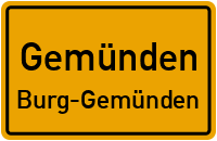Hohe Straße in GemündenBurg-Gemünden