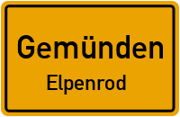 Örtenröder Straße in GemündenElpenrod