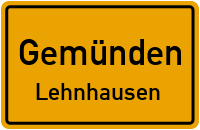 Höhenackerstraße in GemündenLehnhausen