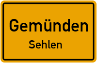Sehlener Straße in GemündenSehlen