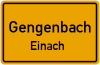 Im Fischerfeld in GengenbachEinach