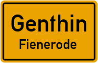 Fiener-Siedler-Straße in GenthinFienerode
