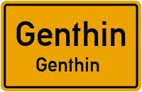 Große Schulstraße in GenthinGenthin