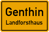 Landforsthaus in GenthinLandforsthaus