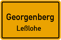 Straßenverzeichnis Georgenberg Leßlohe