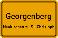 Straßenverzeichnis Georgenberg Neukirchen zu St. Christoph