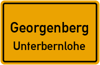 Straßenverzeichnis Georgenberg Unterbernlohe