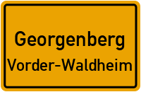 Straßenverzeichnis Georgenberg Vorder-Waldheim