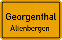 Straße Am Steinbühl in GeorgenthalAltenbergen