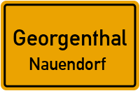 Nauendorfer Gartenstraße in GeorgenthalNauendorf