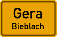 Straßenverzeichnis Gera Bieblach