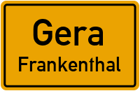 Straßenverzeichnis Gera Frankenthal