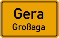 Hainstraße in GeraGroßaga