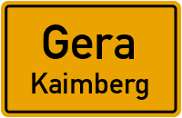 Straßenverzeichnis Gera Kaimberg
