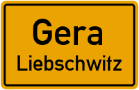 Straßenverzeichnis Gera Liebschwitz